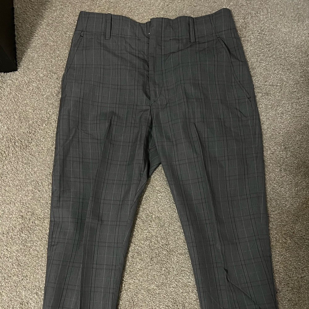 Isabel Marant Etoile cropped plaid trousers